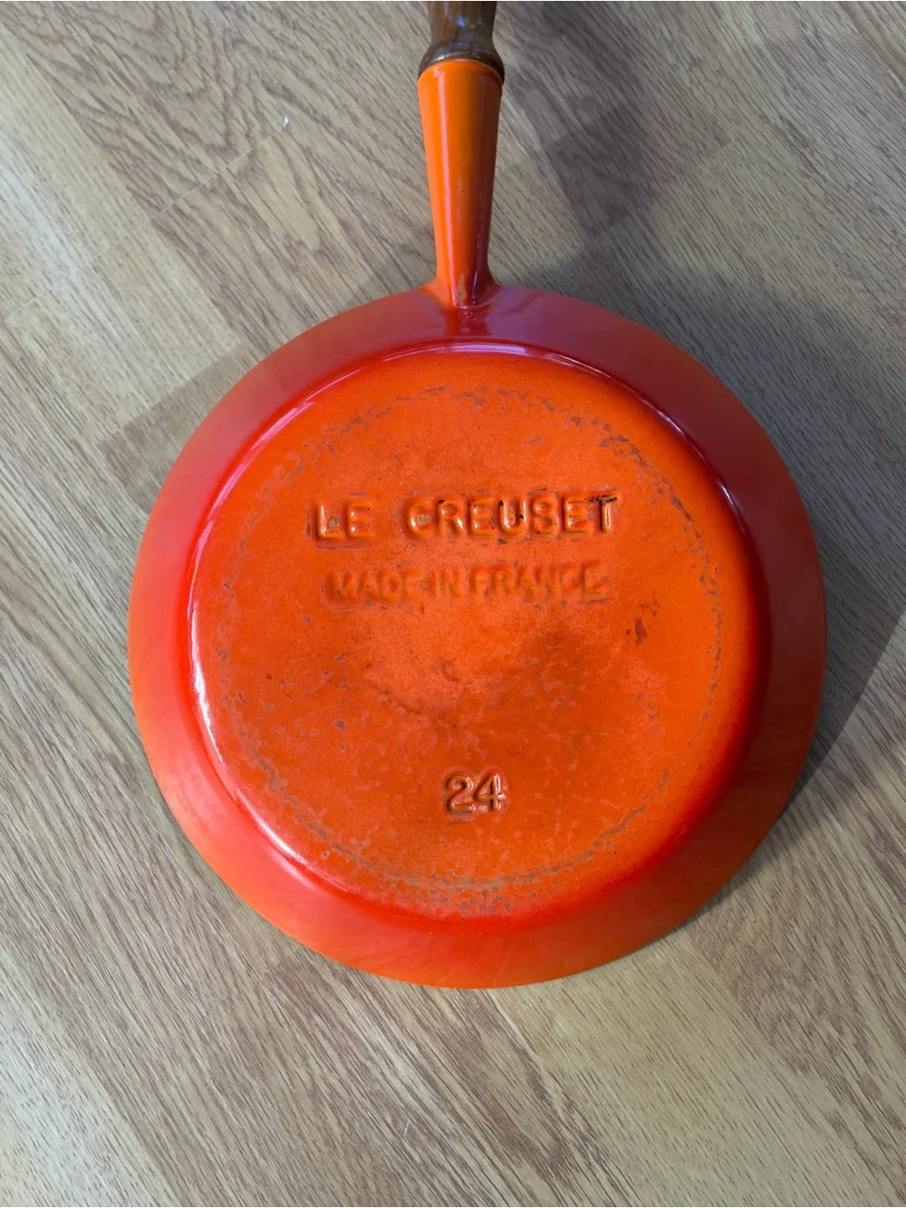 Vintage 70s Le Creuset 9.5